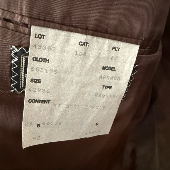 Men's Brown tweed blazer from Austin Barrie - Picture 5 of 5